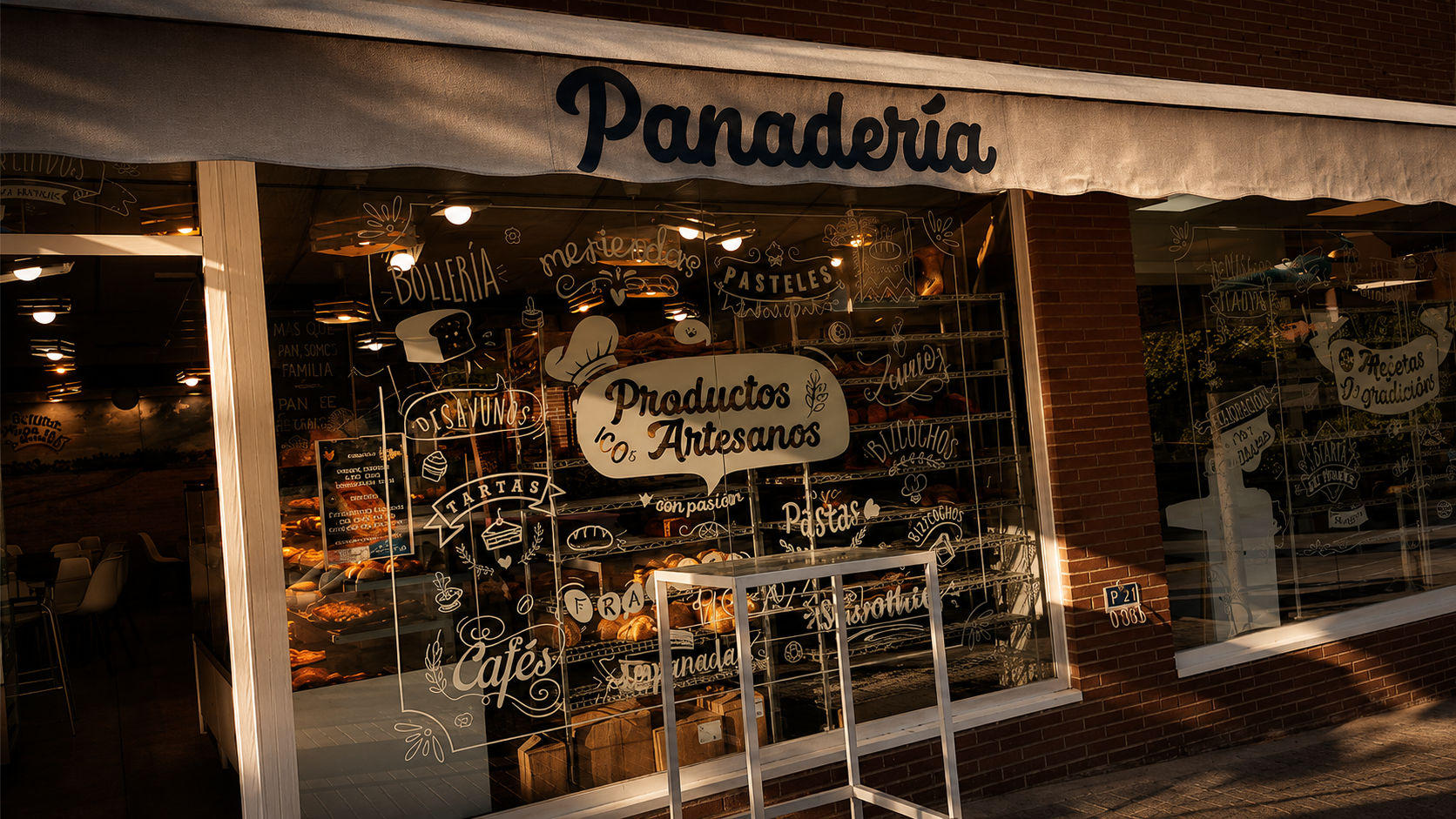 Fachada de Pan de Madre Tierra en Valdemoro