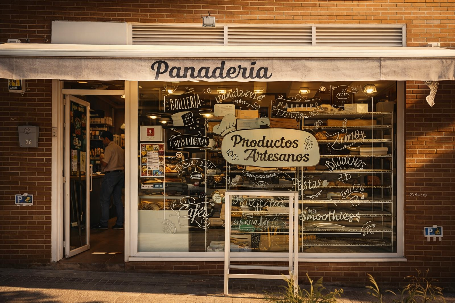 Fachada de Pan de Madre Tierra, panadería y pastelería artesana en Valdemoro