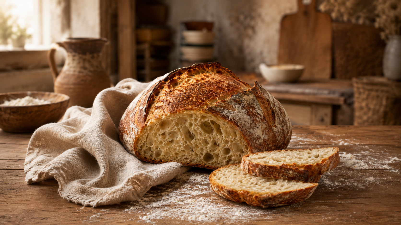 Pan de larga fermentación en Valdemoro